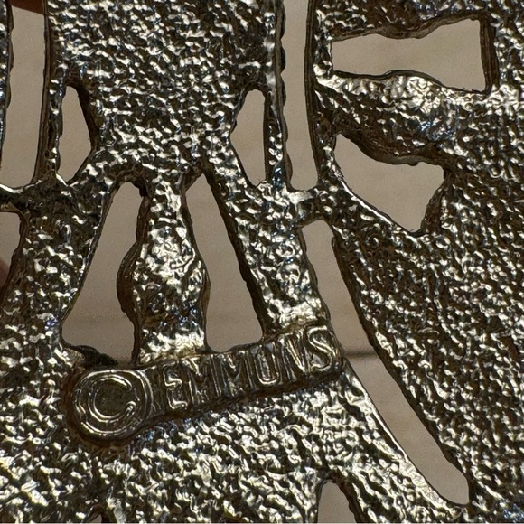 Emmons Brooch Large Rhinestone Multicolored Brooch Pendant Vintage - Picture 5 of 7